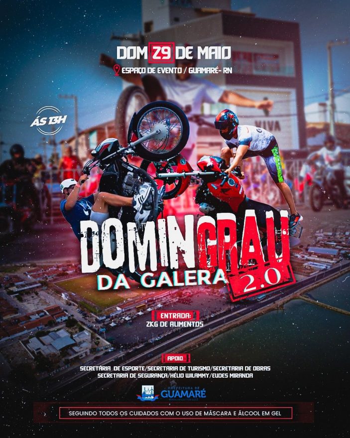 Fui em um grande evento de grau de moto 